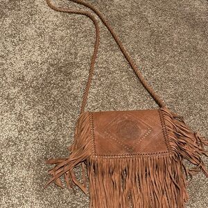 Never used BCBGeneration leather fringe bag 🤠